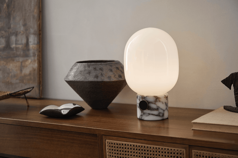 JWDA Marble Table Lamp - Audo Copenhagen - Table + Task - Calacatta Viola Marble - HORNE