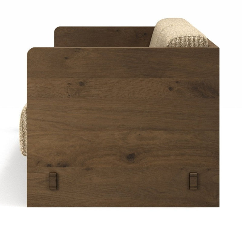 Karm 2 - Seater Sofa - BRDR. Kruger - Sofas - Fumed Oak - Hallingdal Grey 0113 - HORNE