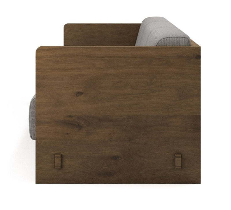 Karm 3 - Seater Sofa - BRDR. Kruger - Sofas - Fumed Oak - Hallingdal Grey 0113 - HORNE