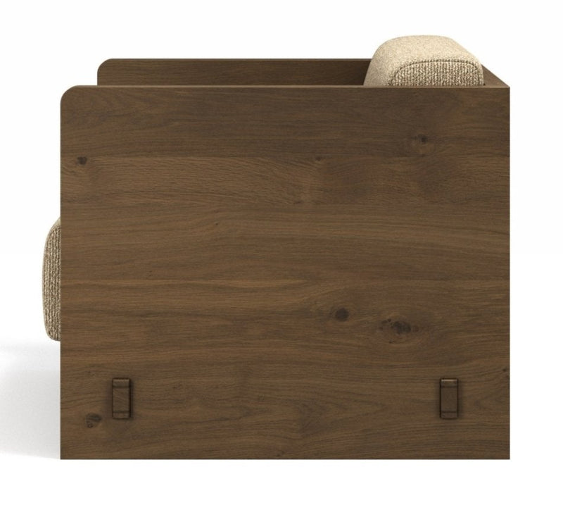 Karm Lounge Chair - BRDR. Kruger - Chairs - Fumed Oak - Hallingdal Grey 0113 - HORNE