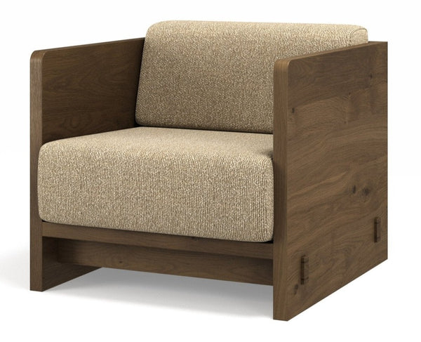 Karm Lounge Chair - BRDR. Kruger - Chairs - Fumed Oak - Moss Cream 0019 - HORNE