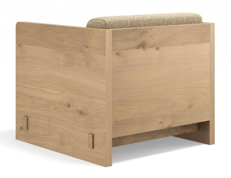 Karm Lounge Chair - BRDR. Kruger - Chairs - Fumed Oak - Hallingdal Grey 0113 - HORNE