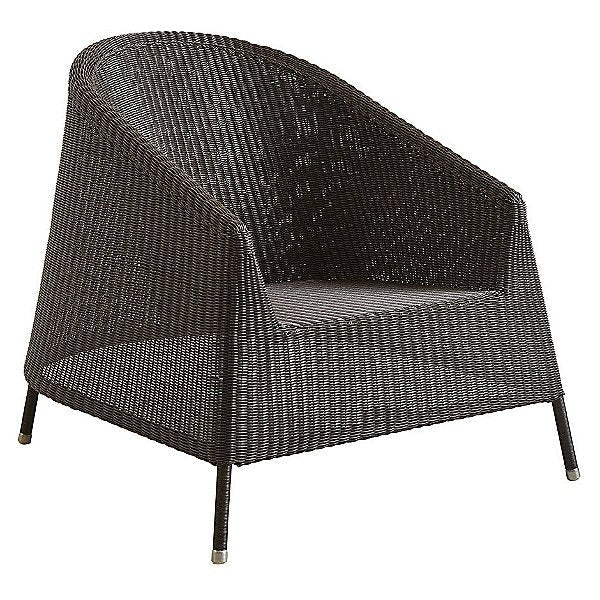 Kingston Lounge Chair - Cane Line - Outdoor Furniture - Mocca - No Cushion - HORNE
