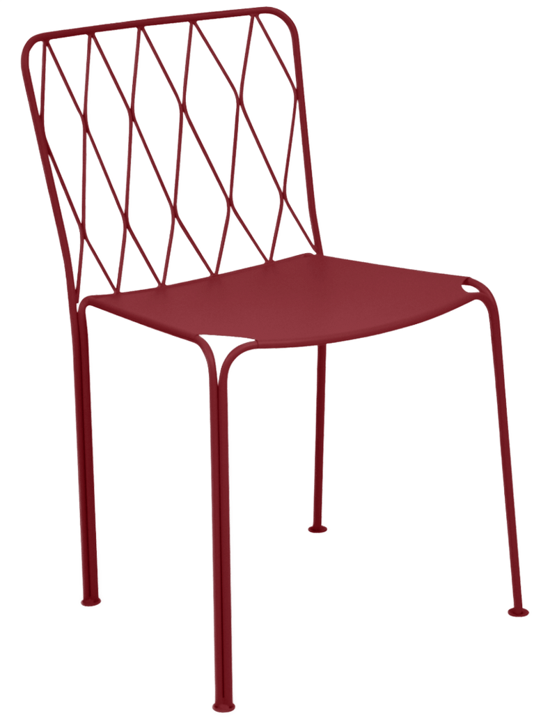 Kintbury Chair - Set of 2 - Fermob - Outdoor Furniture - Black Cherry - HORNE