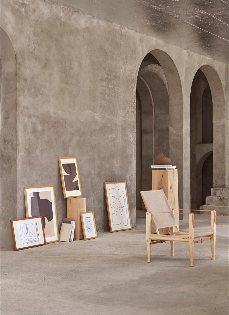 KK47000 Safari Chair - Carl Hansen & Son - Chairs - White Oiled Ash/Canvas - HORNE