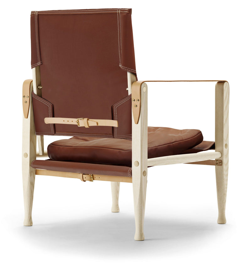 KK47000 Safari Chair - Carl Hansen & Son - Chairs - White Oiled Ash/Canvas - HORNE