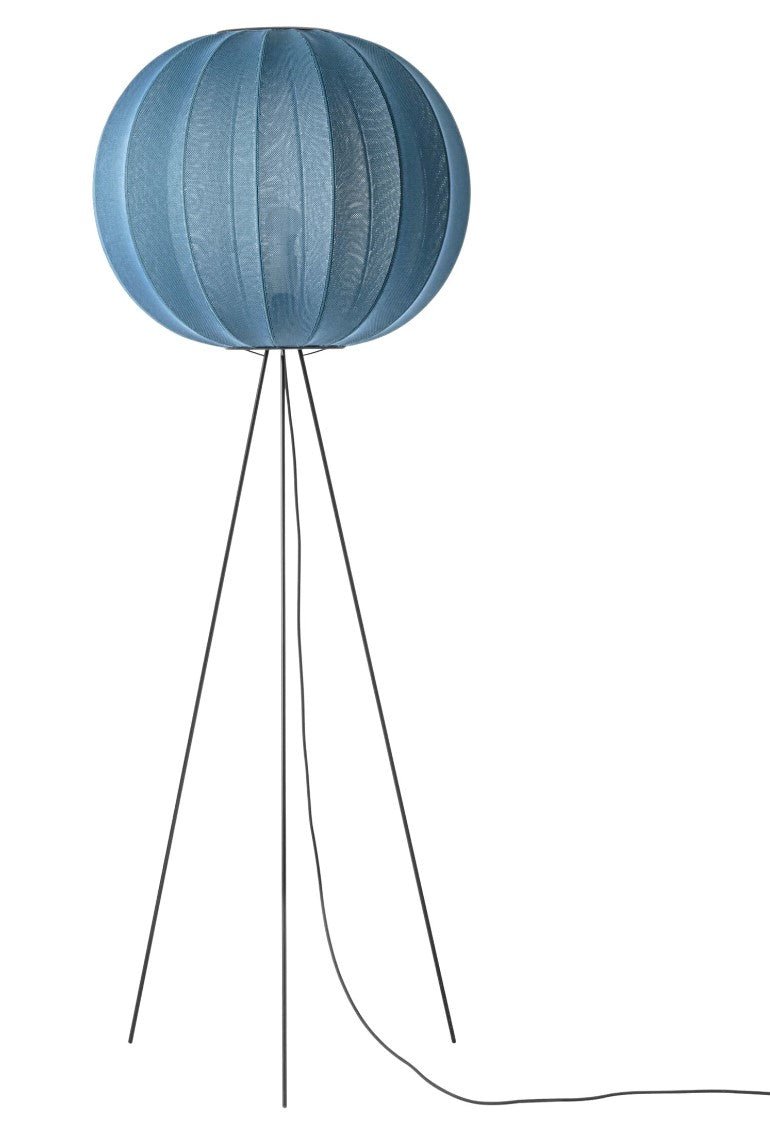 Knit Wit Floor Lamp - Made by Hand - Floor Lamps - Black - HORNE