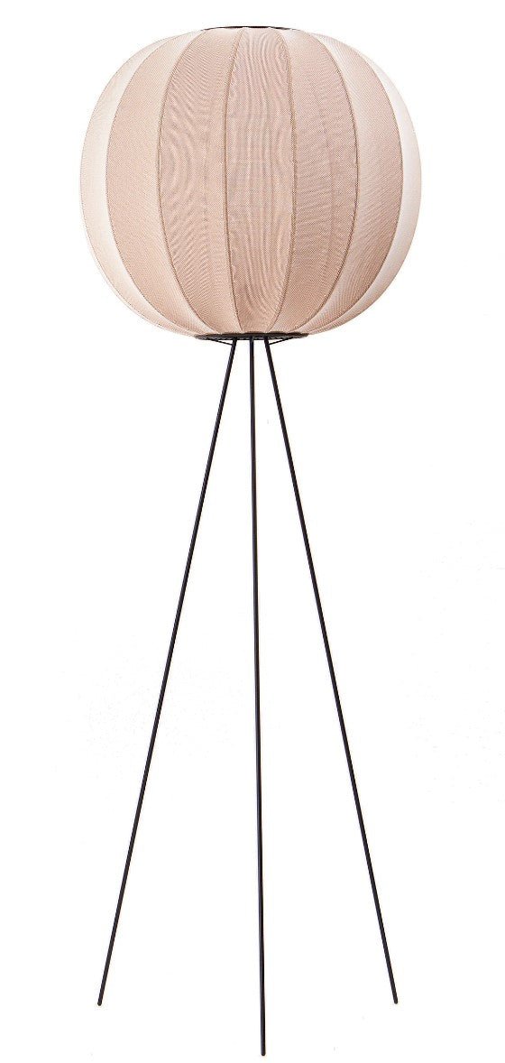 Knit Wit Floor Lamp - Made by Hand - Floor Lamps - Black - HORNE