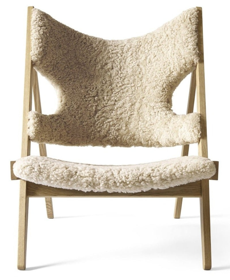 HORNE Sheepskin Knitting Lounge Chair