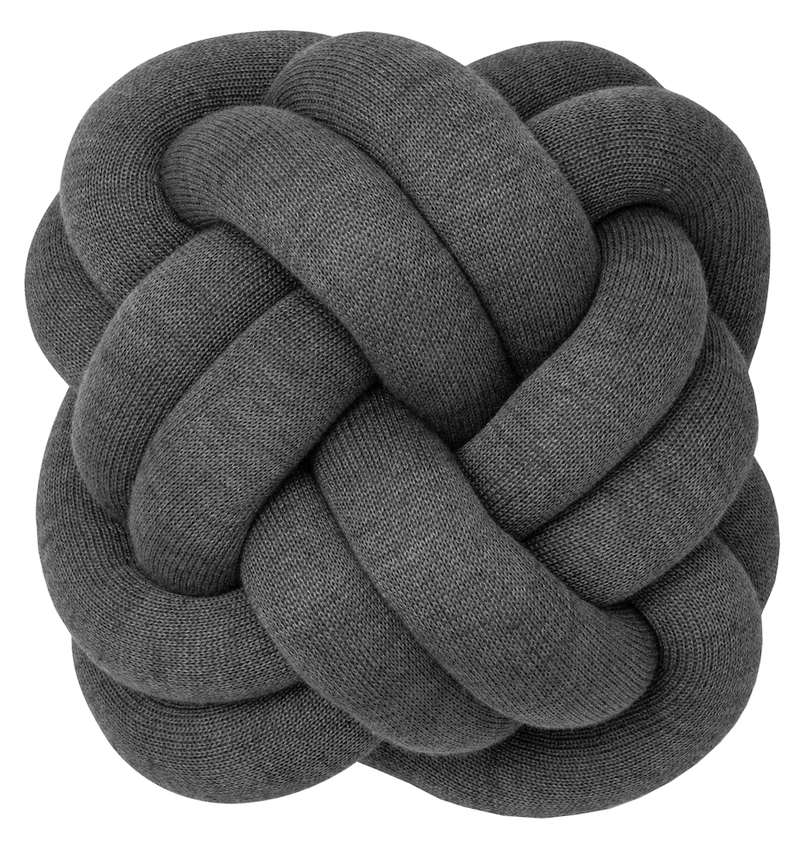 Knot Cushion - Design House Stockholm - Blankets + Throws + Pillows - Grey - HORNE
