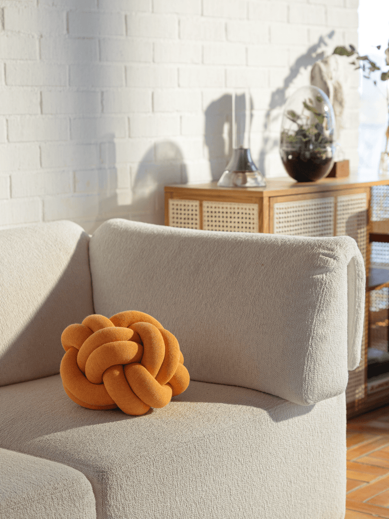 Knot Cushion - Design House Stockholm - Blankets + Throws + Pillows - Grey - HORNE