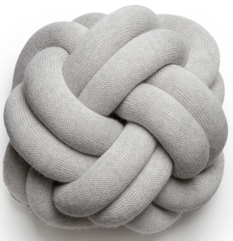 Knot Cushion - Design House Stockholm - Blankets + Throws + Pillows - Grey - HORNE