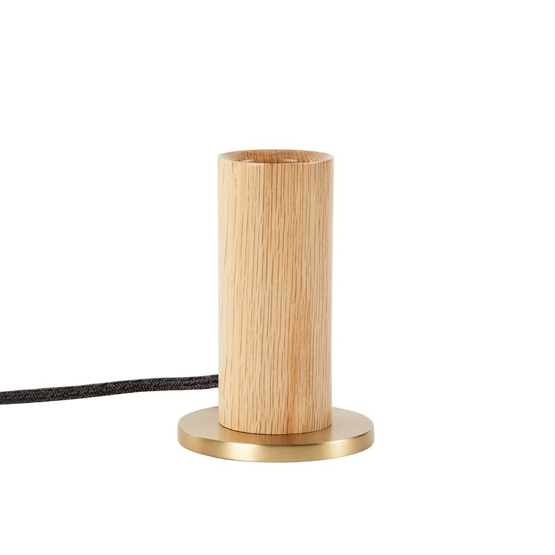 Knuckle Table Lamp - Tala - Blackened Oak - w/ Sphere IV Bulb - HORNE