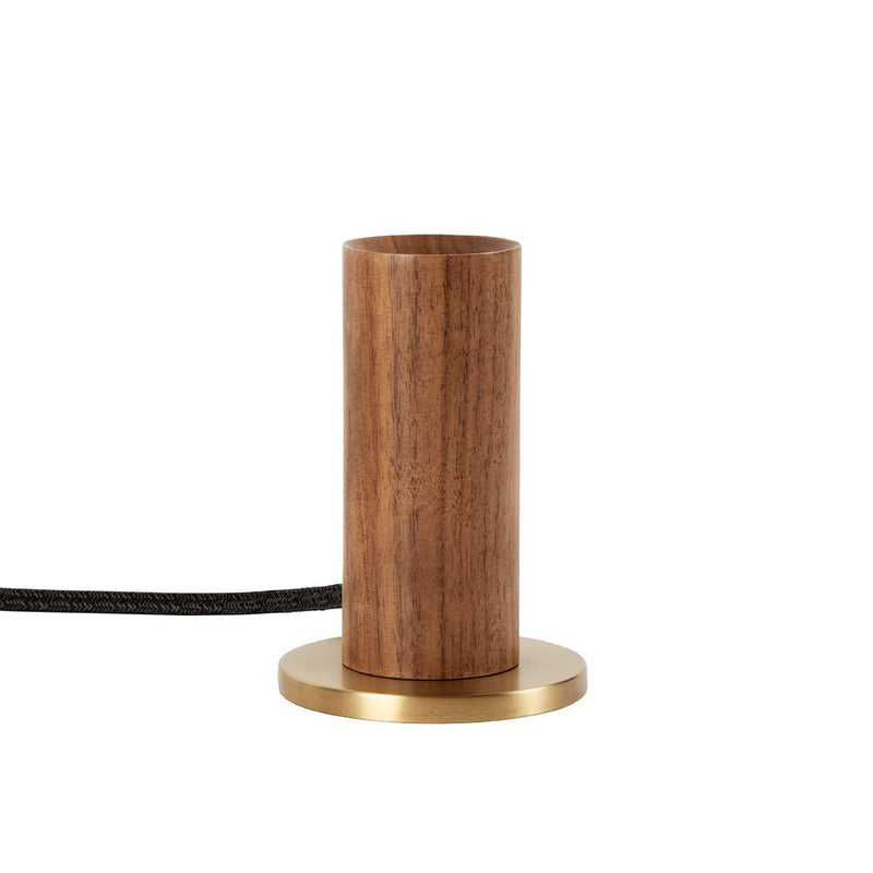 Knuckle Table Lamp - Tala - Blackened Oak - w/ Sphere IV Bulb - HORNE