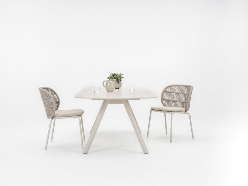 Kodo Dining Chair - Vincent Sheppard - Outdoor Furniture - Fossil Grey - HORNE
