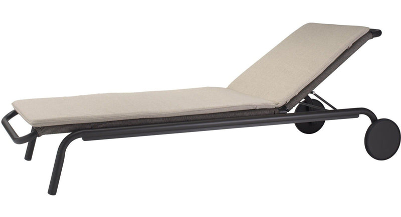 Kodo Sunlounger - Vincent Sheppard - Outdoor Furniture - Fossil Grey - HORNE