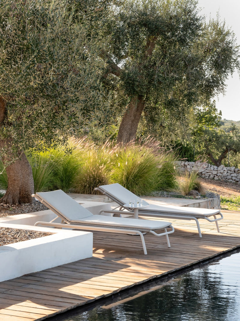 Kodo Sunlounger - Vincent Sheppard - Outdoor Furniture - Fossil Grey - HORNE