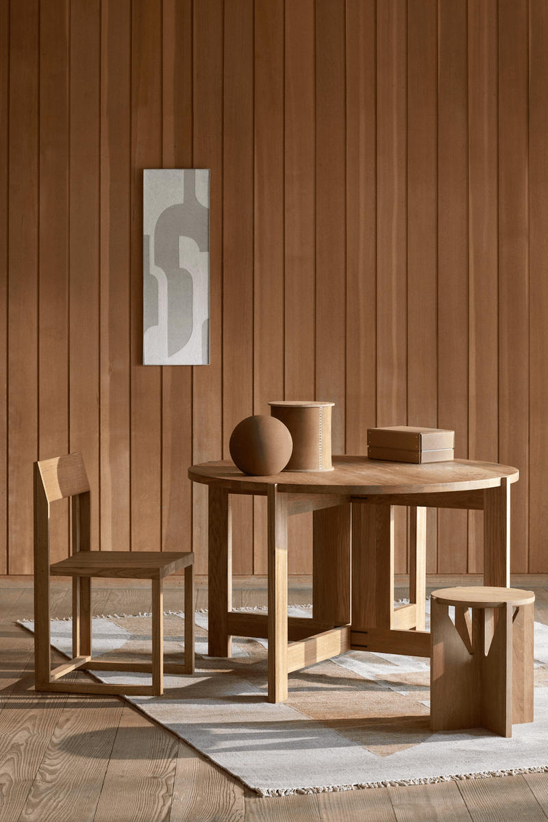 Kristina Dam Stool - Kristina Dam - Stools + Benches + Ottomans - Black Lacquered Oak - HORNE