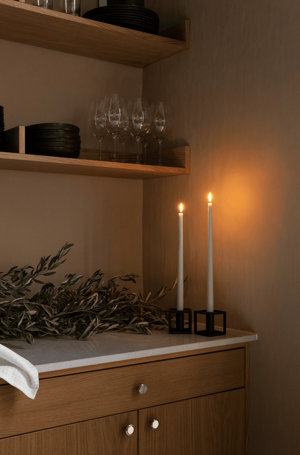 Kubus 1 Candle Holder - Audo Copenhagen - Candle Holders - Black - HORNE