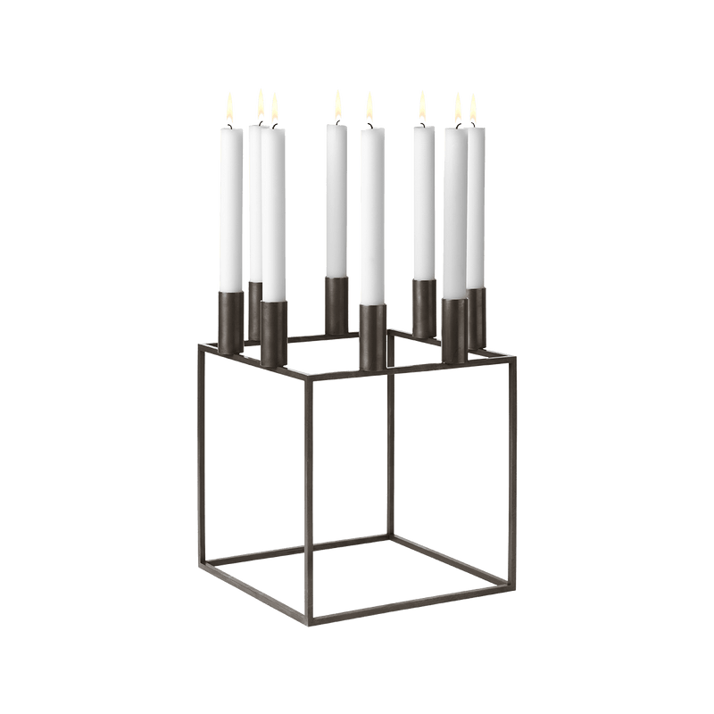 Kubus 8 Candle Holder - BlackBy Lassen