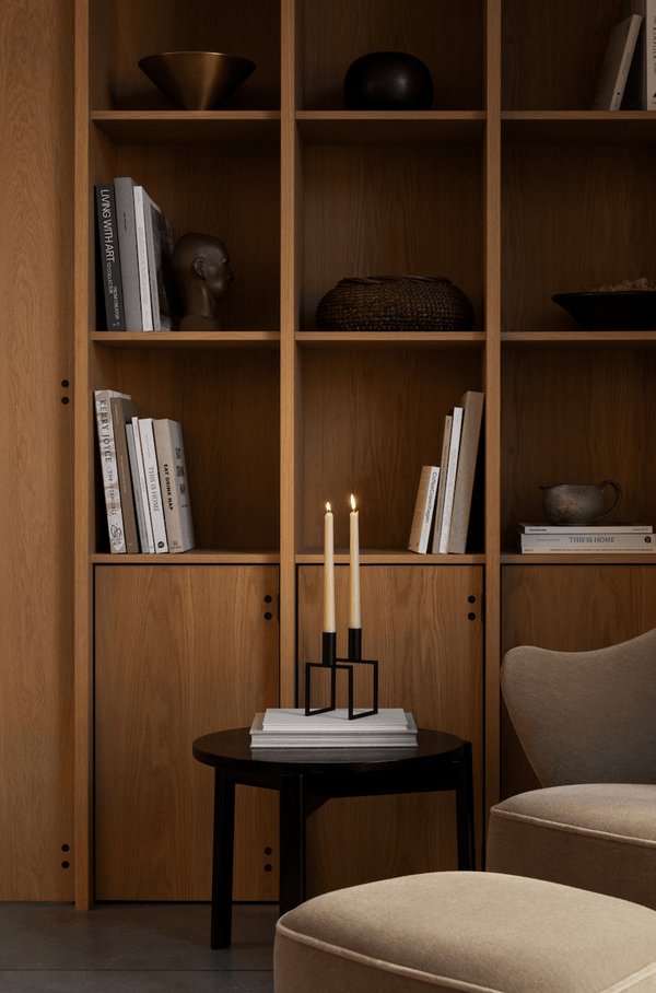 Kubus Line Candle Holder - Audo Copenhagen - Candle Holders - Brass - HORNE