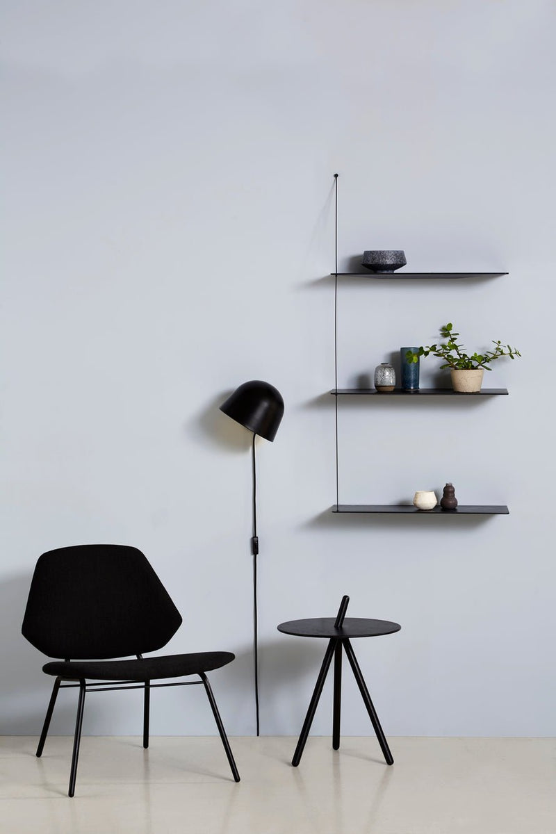 Kuppi Wall Lamp 2.0 - Woud - Pendants - Black - HORNE