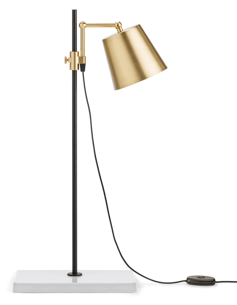 Lab Table Lamp - Karakter - Table + Task - Brass - HORNE