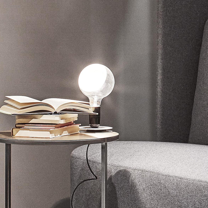 Lampadina LED Table Lamp - Flos - Table + Task - Black - HORNE