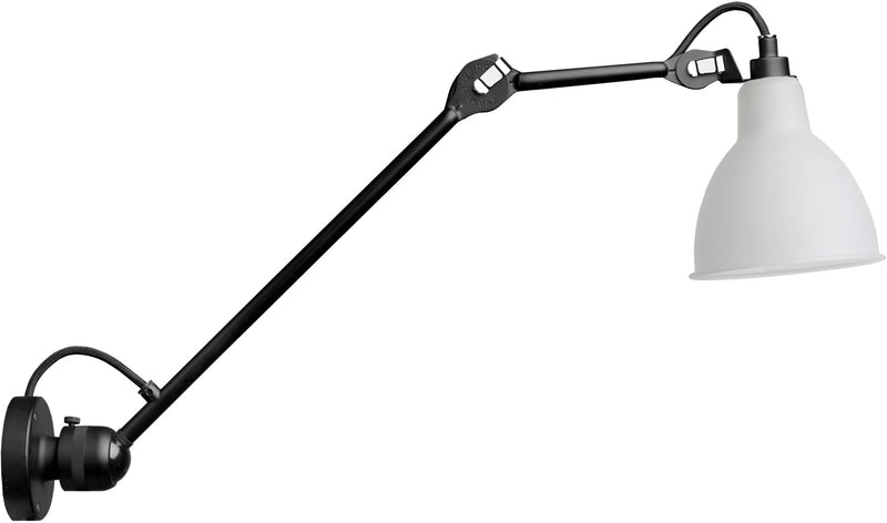 Lampe Gras N°304 L40 Wall Lamp - DCW Editions - Wall Sconces - Black - HORNE