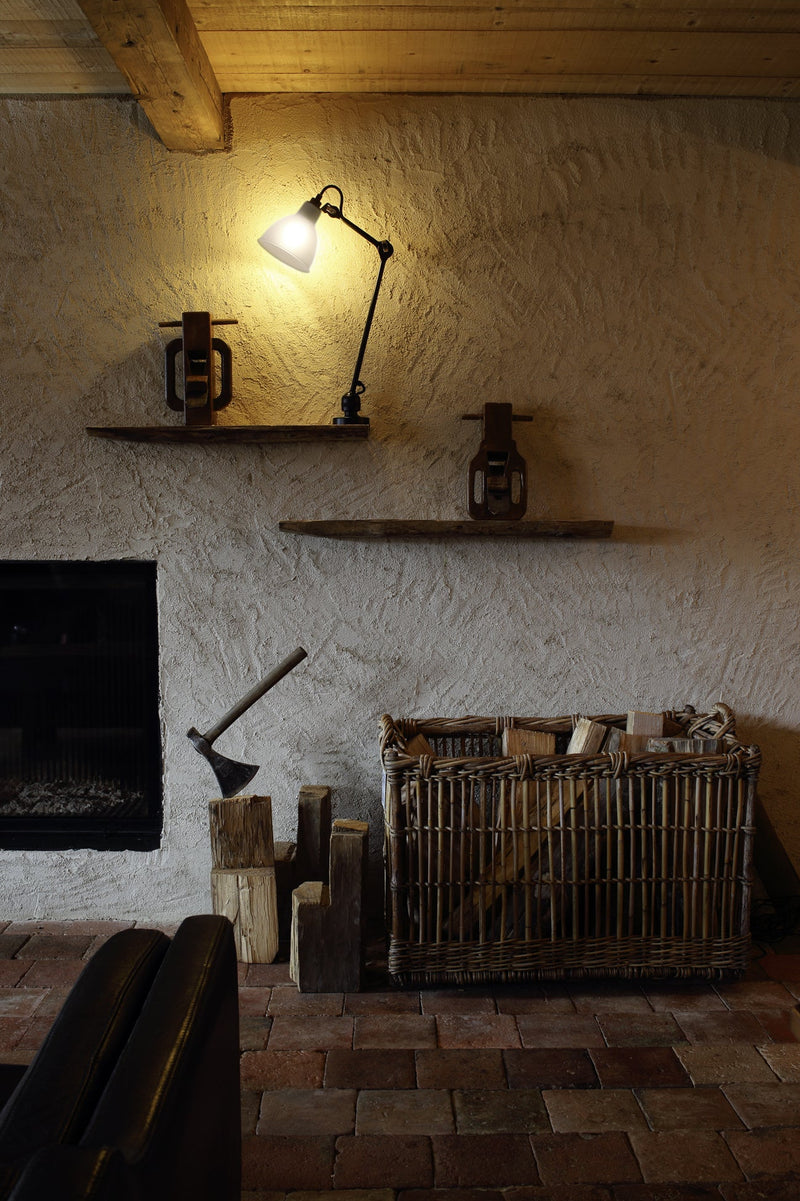 Lampe Gras N°304 L40 Wall Lamp - DCW Editions - Wall Sconces - Black - HORNE