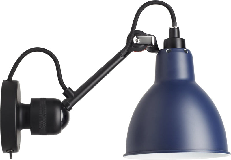 Lampe Gras N°304 Wall Lamp - DCW Editions - Wall Sconces - Switch on Base - Black - HORNE
