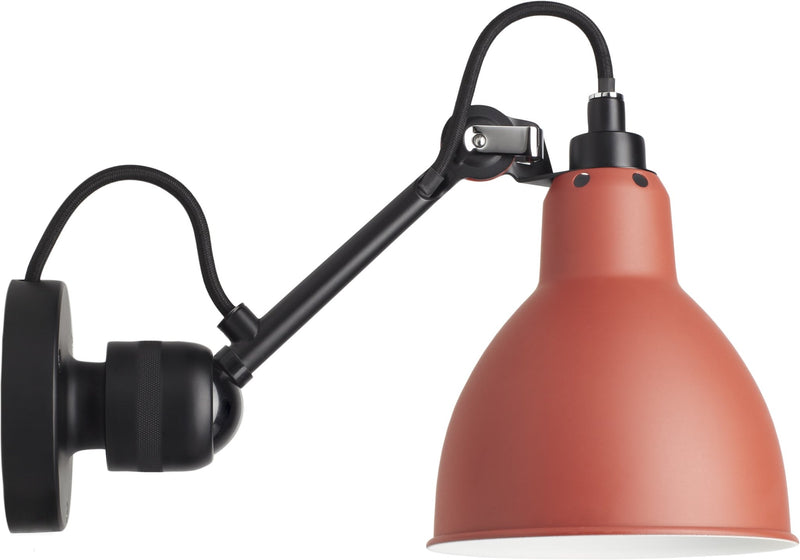 Lampe Gras N°304 Wall Lamp - DCW Editions - Wall Sconces - Switch on Base - Black - HORNE
