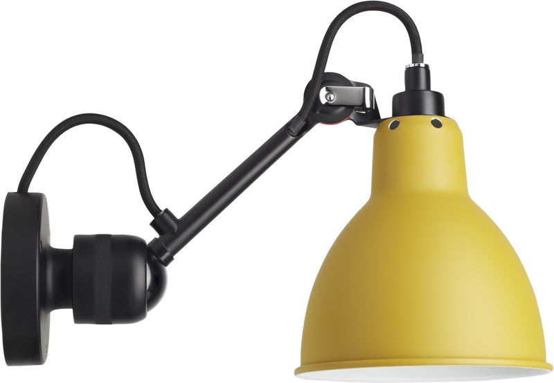 Lampe Gras N°304 Wall Lamp - DCW Editions - Wall Sconces - Switch on Base - Black - HORNE