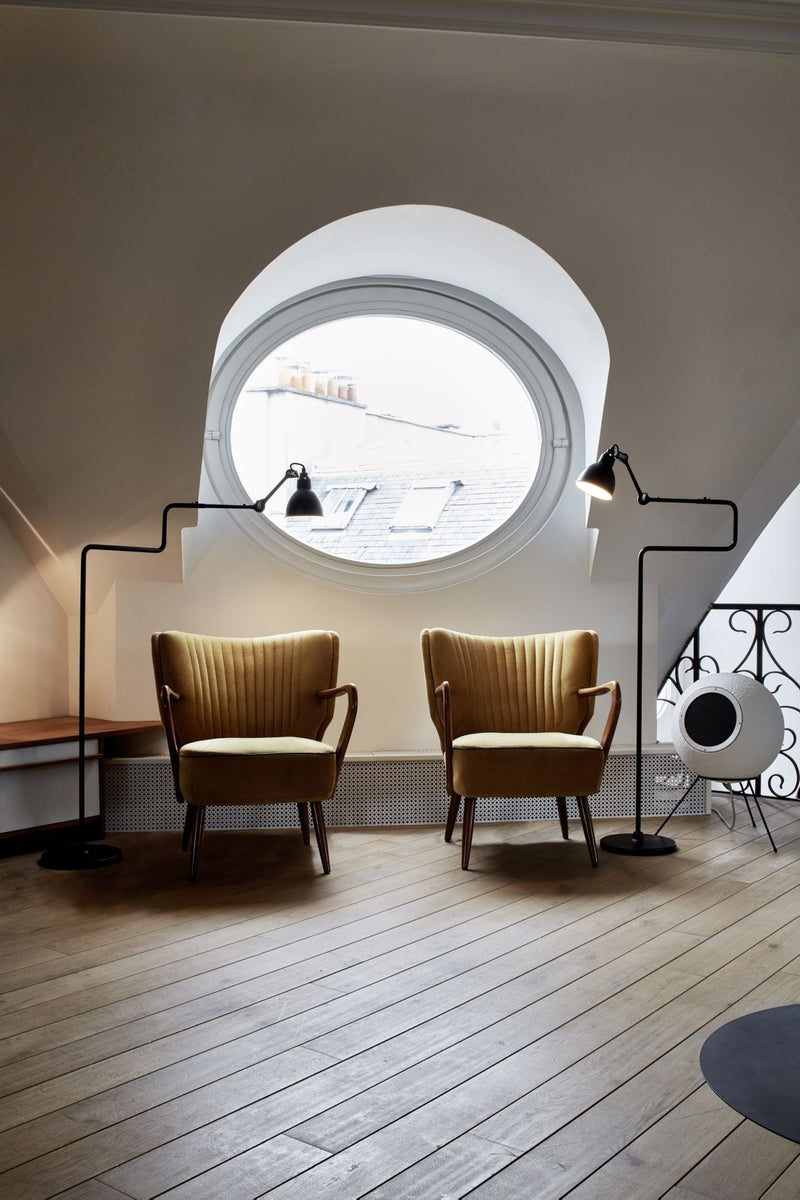 Lampe Gras N°411 Floor Lamp - DCW Editions - Floor Lamps - Black - HORNE