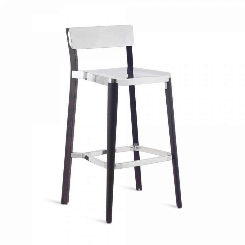 Lancaster Barstool - Emeco - Table & Bar Stools - Dark Grey - Ash - HORNE