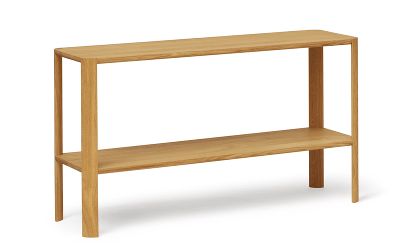 Leaf Shelf 1x2 - Form + Refine - Shelving - Natural Oil Oak - HORNE