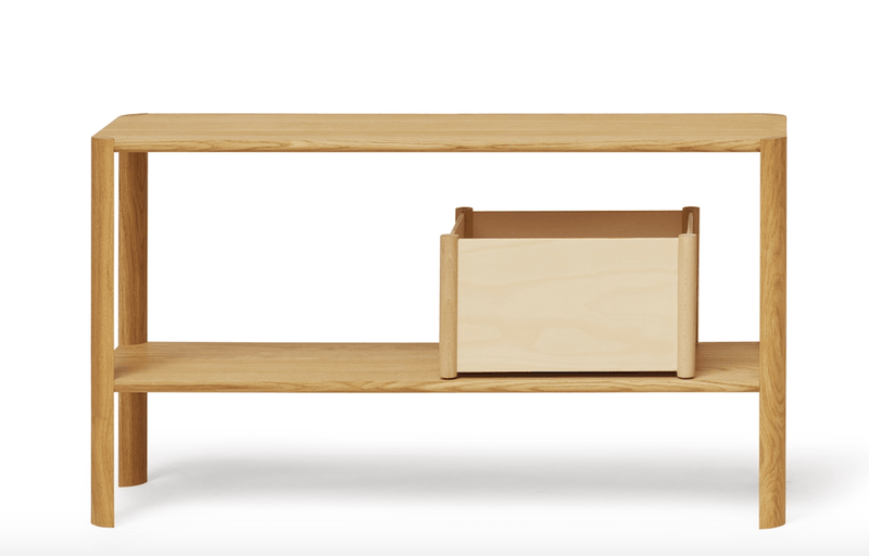 Leaf Shelf 1x2 - Form + Refine - Shelving - Natural Oil Oak - HORNE