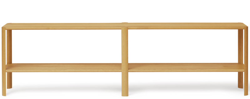 Leaf Shelf 2x2 - Form + Refine - Shelving - Natural Oil Oak - HORNE