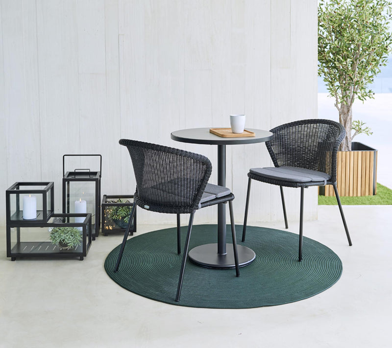 Lean Chair - Cane Line - Outdoor Furniture - Black - No Cushion - HORNE