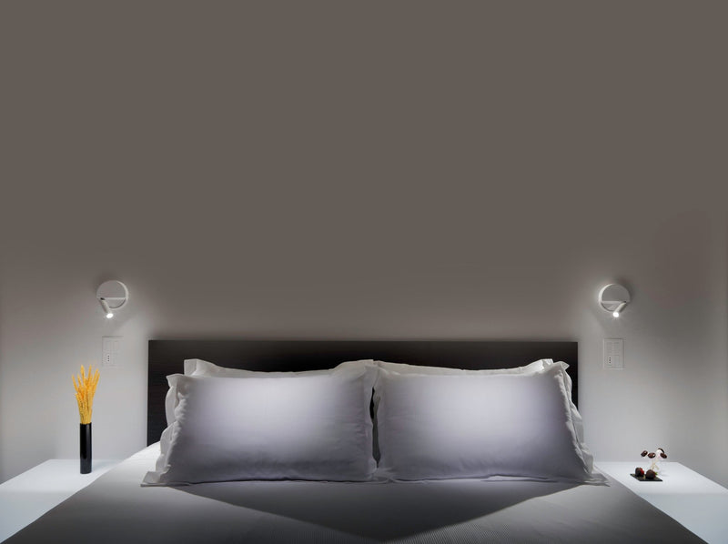 Ledtube Wall Light - Surface Mount - Marset - Wall Sconces - Aluminum - Left Mount - light swivels on left side - HORNE