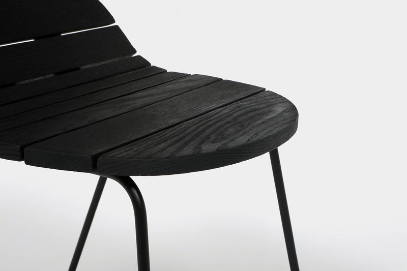 Ligeti L1 Outdoors Stool - Artless - Stools + Benches + Ottomans - Matte Black - HORNE