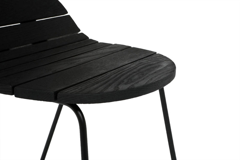 Ligeti L3 Outdoors Stool - Artless - Stools + Benches + Ottomans - Matte Black - HORNE