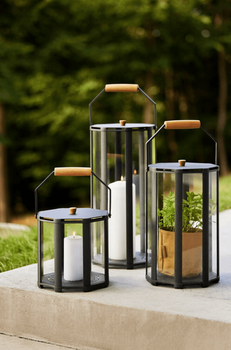 Lightlux Lantern - Cane Line - Candle Holders - Mini - HORNE
