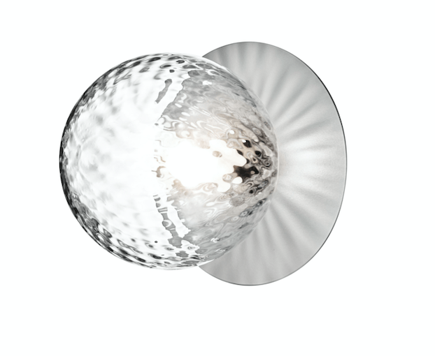 Liila 1 Wall Sconce - Medium - Nuura - Wall Sconces - Nordic Gold/Optic Clear - HORNE