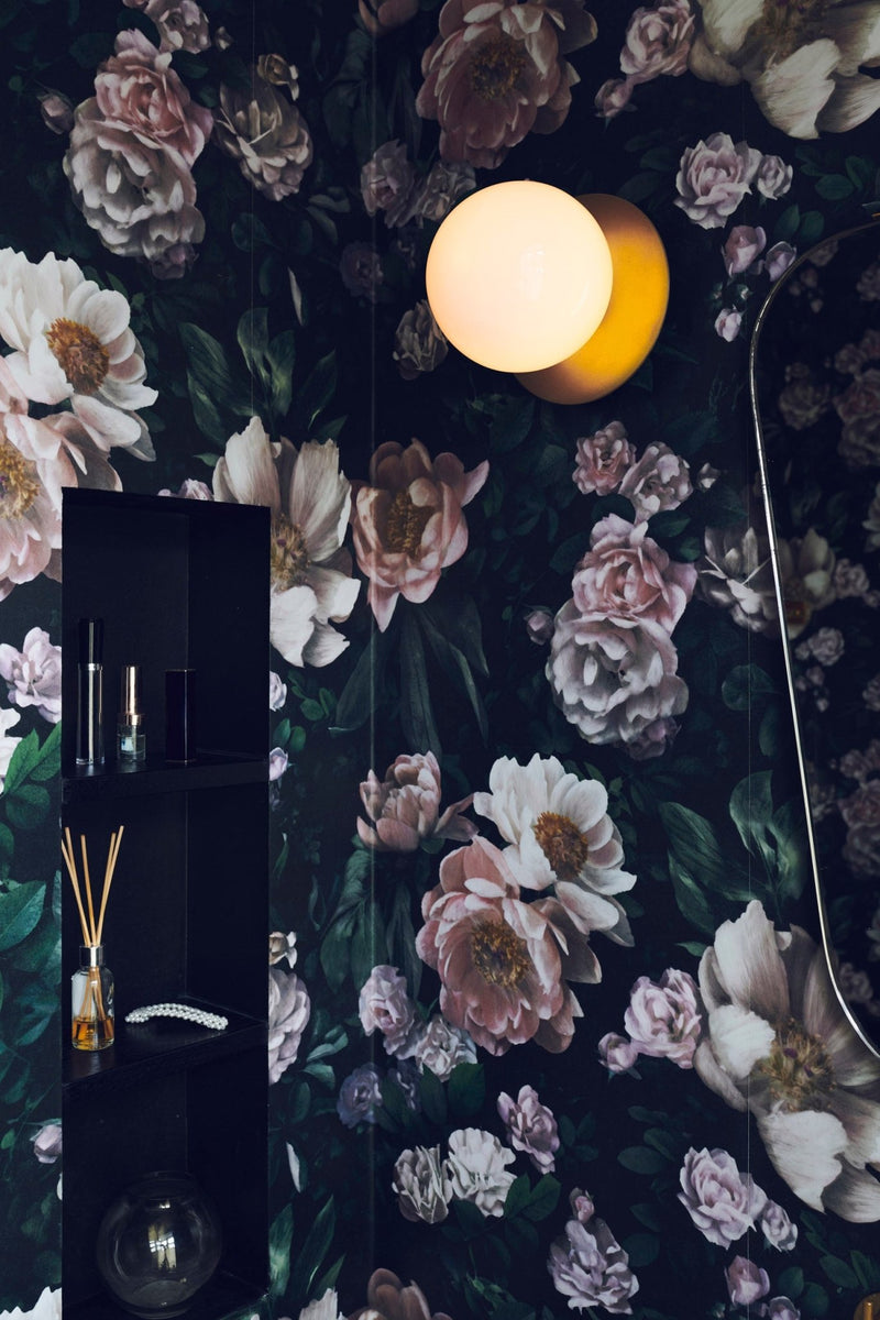 Liila 1 Wall Sconce - Medium - Nuura - Wall Sconces - Nordic Gold/Optic Clear - HORNE