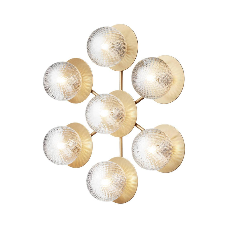 Liila Star Wall Ceiling Lamp - Nuura - Wall Sconces - Nordic Gold/Optic Clear - HORNE