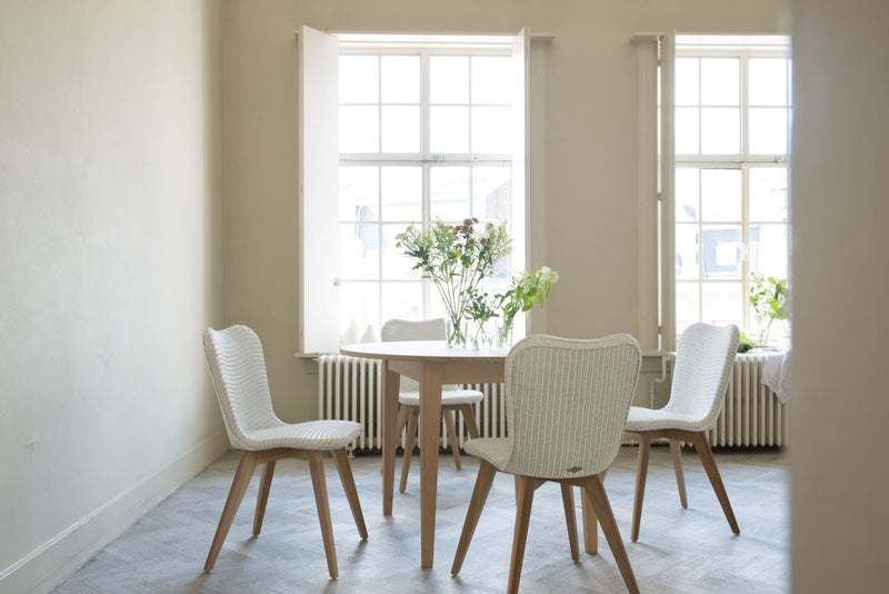 Lily Dining Chair - Vincent Sheppard - Chairs - White/Oak Base - HORNE