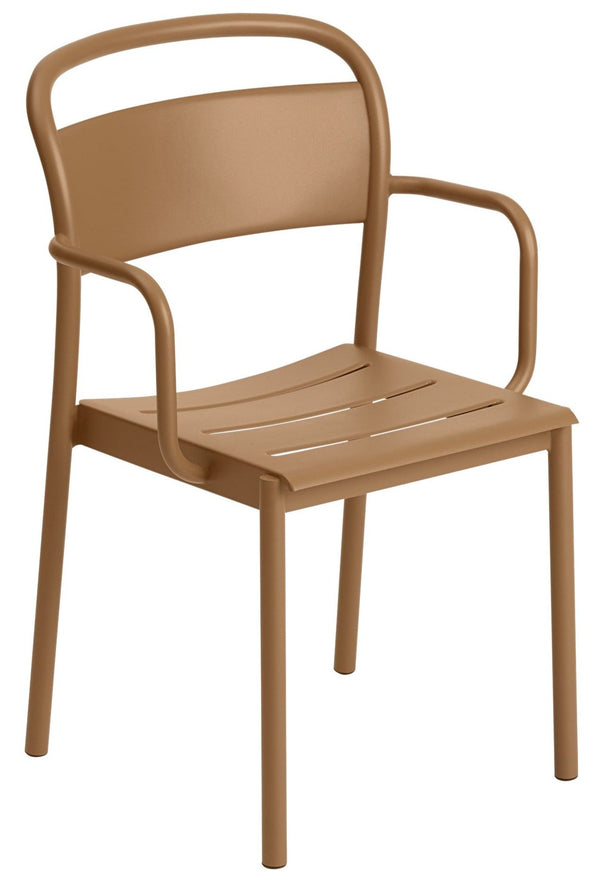 Linear Steel Armchair - Muuto - Chairs - Burnt Orange - HORNE