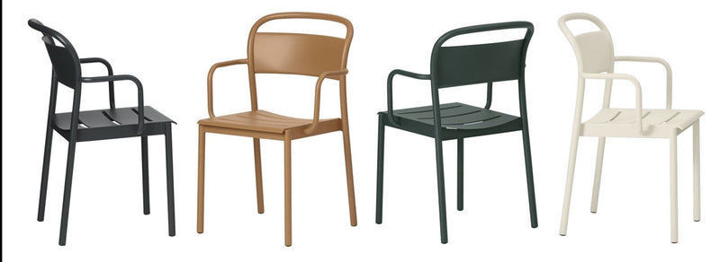 Linear Steel Armchair - Muuto - Chairs - Black - HORNE