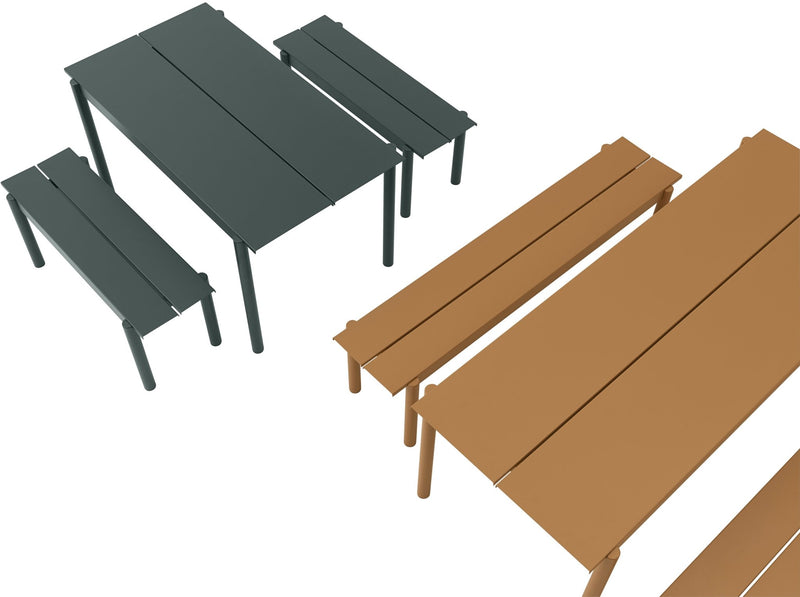 Linear Steel Bench - Muuto - Stools + Benches + Ottomans - Small - Black - HORNE